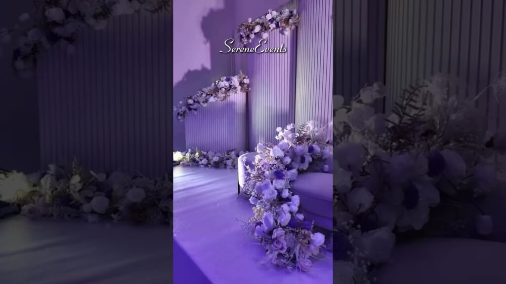 Luxury Wedding Stage Setup ✨ | Elegant Decor by Serene Events