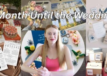 Wedding Planning Series: 1 month from wedding day!