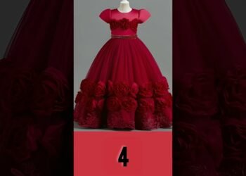 || Flower Kids Girls Maxi Dress Wedding Party  👗🥀|| #shorts #viral