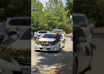 Wedding Procession Vibes | Luxury Wedding Automobile Decorations | #shorts #ytshorts #youtubeshorts #tre…
