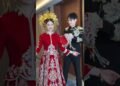 Stunning Chinese Red Wedding Dress 😍 Recent Style Qipao Took Everyone by Surprise! #wedding #shorts