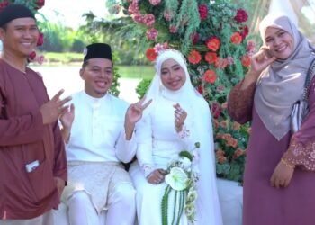 Sarah & Aliff's Intimate Wedding. Wishing you each a lifetime of happiness together.