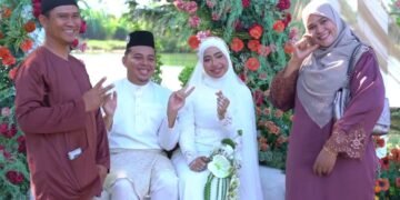 Sarah & Aliff's Intimate Wedding. Wishing you each a lifetime of happiness together.
