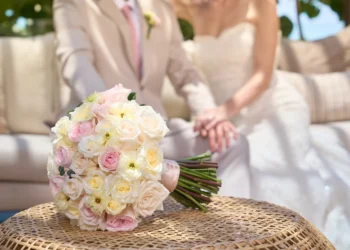 Wedding ceremony at the adults-only Waldorf Astoria Cancun