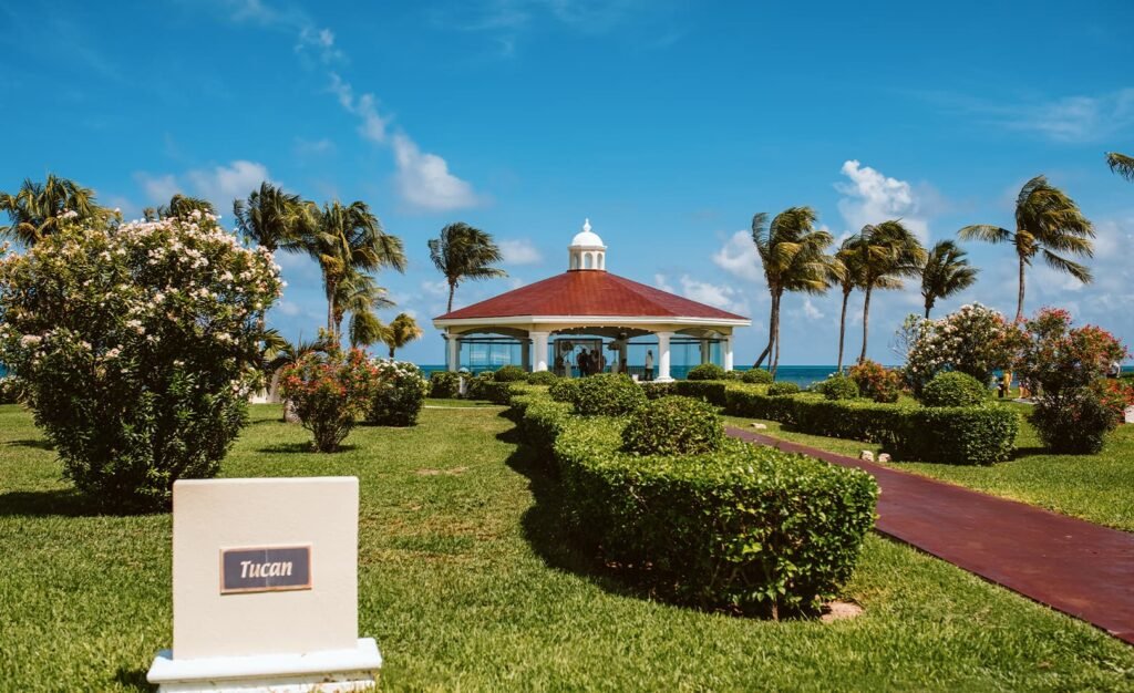 Tucan Gazebo wedding venue at Moon Palace Cancun