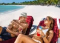 The beach at Barceló Maya Grand Resort on the Riviera Maya