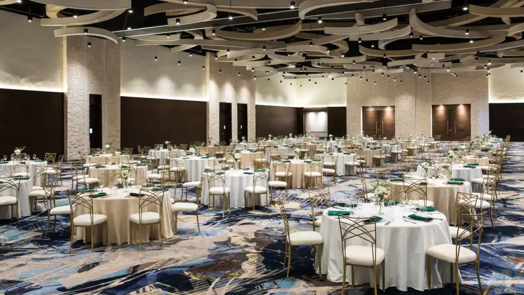 The Santo Domingo Ballroom at Hyatt Ziva and Zilara Cap Cana, a 2,070-guest indoor room suitable for a Sikh Anand Karaj ceremony