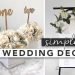 Easy DIY Wedding Decor | Centerpieces, Signs, Party Favours