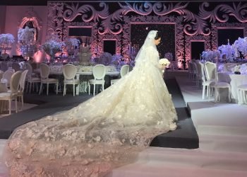 The Most Breathtaking Wedding Setup and Wedding Dress You Will Ever See !