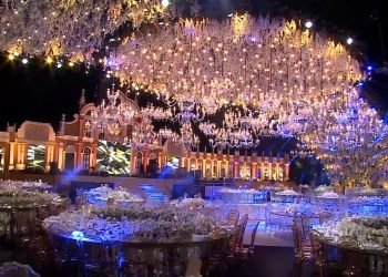 Probably the most extravagant wedding you’ll ever see !