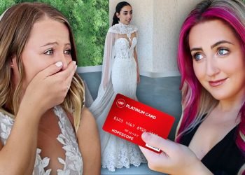 I Surprised Brides with their DREAM Wedding Dress *unlimited budget*