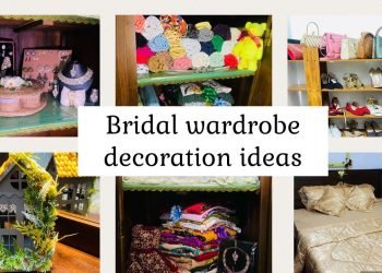 Bridal room decoration ideas | wardrobe decorations #decorations #handmade #craft #wedding