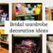 Bridal room decoration ideas | wardrobe decorations #decorations #handmade #craft #wedding