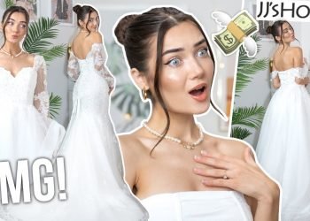 TRYING ON JJ'S HOUSE WEDDING DRESSES… *Most Beautiful Dresses Ever*