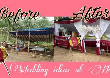 Home Based Wedding Reception Design | Maroon