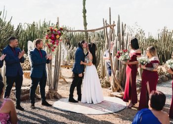 Day Of The Dead Inspired Cactus Country Wedding