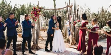 Day Of The Dead Inspired Cactus Country Wedding