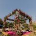 This couple’s destination wedding in Udaipur was fit for a fairytale with dainty roses, crystals, and all things pink!