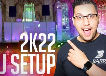 DJ Gig Log: 2022 DJ Setup Tour (How I run DMX Lighting) | Crowd Browsing at a Wedding