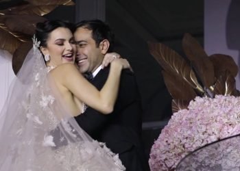 Iconic Bridal Look To Match Her Twisted Ancient Roman Inspired Wedding