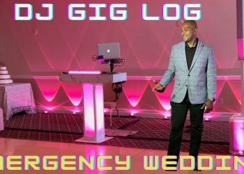Dj Gig Log: Emergency Wedding Dj + Custom Dj Booth