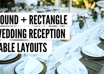 Mixing Round + Rectangle Wedding Reception Table Layouts