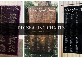 DIY Seating Charts | Acrylic & Wood | Cricut Wedding Sign w/ Canva