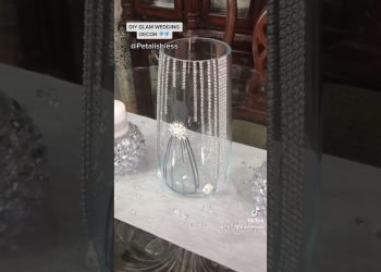 DIY Glam Wedding Decor Ideas | DIY Bridal Table Centerpiece | #Shorts