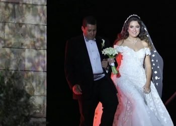 Traditional Lebanese Bridal Entry With 3D Mapping Show.