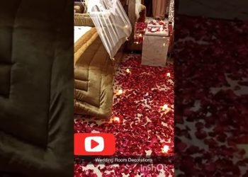 wedding room decoration# Anniversary room decoration# valentine's decoration #shorts