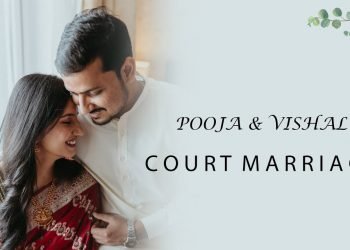 Court Marriage | Pooja & Vishal wedding teaser  | Intimate wedding