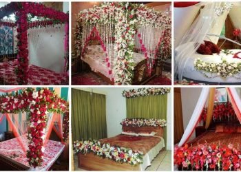Wedding Bedroom Decoration Ideas//Bridal Bedroom Decoration with Fresh Flower//Romantic Bedroom 2021