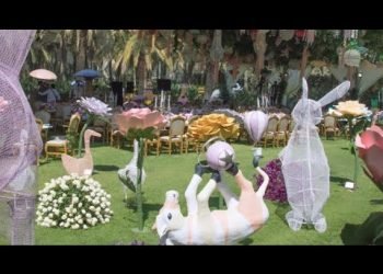 Alice In Wonderland Inspired Baptism setting!