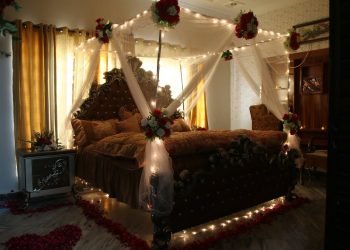 FRESH FLOWERS BRIDAL ROOM DECORATION | LATEST 2021 | Wab Decor | Waleed Party Decoration