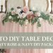 Ling's Tutorial: Methods to make delicate wedding decor with Sweetheart Table Decor DIY Package