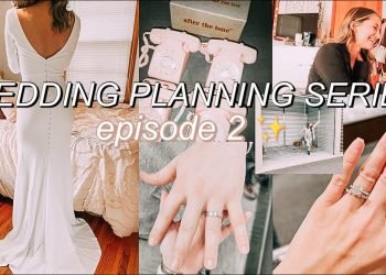 WEDDING PLANNING SERIES: EPISODE 2- wedding bands, guestbook, white dress haul, storage unit, + MORE