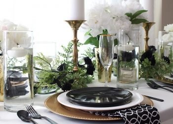 Black and White Tablescape | Wedding Ideas