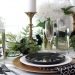Black and White Tablescape | Wedding Ideas