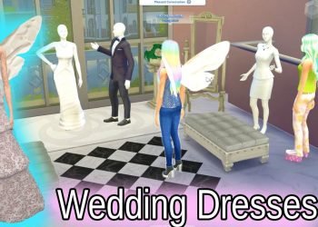 Wedding Dress Shopping – Fairy Fantasy FairyTale SIMS 4 Game Let's Play Dating Video Series Part 10