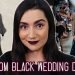 I Got A Custom Black Wedding Dress