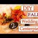 DIY! Fall Wedding Centerpiece & Table Number – Wedding decorating ideas – Thanksgiving and Autumn