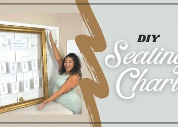 DIY WEDDING SEATING CHART | DIY WEDDING DECOR | DIY SEATING CHART IDEA