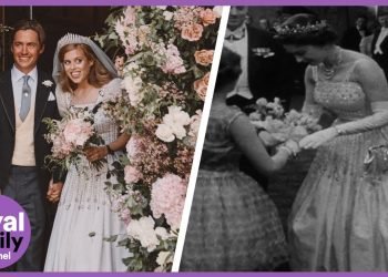 Princess Beatrice’s Beautiful Wedding Dress and Tiara Borrowed from the Queen