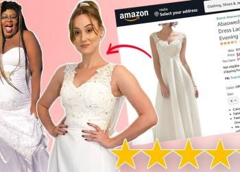 We Try Best-Rated Wedding Dresses on Amazon