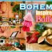 Bohemian Wedding Shower Party Decor Ideas | Boho Chic Appetizer Buffet Table