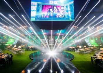 This Couple Tied The Knot In A Custom-Built Football Playground!