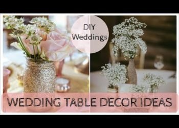 WEDDING TABLE DECORATION IDEAS | DIY WEDDING DECORATION AT HOME |