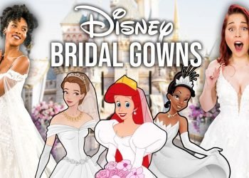 Trying Disney Princess Wedding Dresses! Pt 2