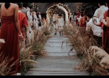 "Pampas Grass" WEDDING DECOR INSPIRATION of Nysha & Fariz by Elior Design