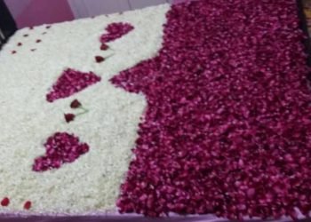 Wedding night room decorations